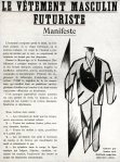 Vêtement masculin futuriste, manifeste